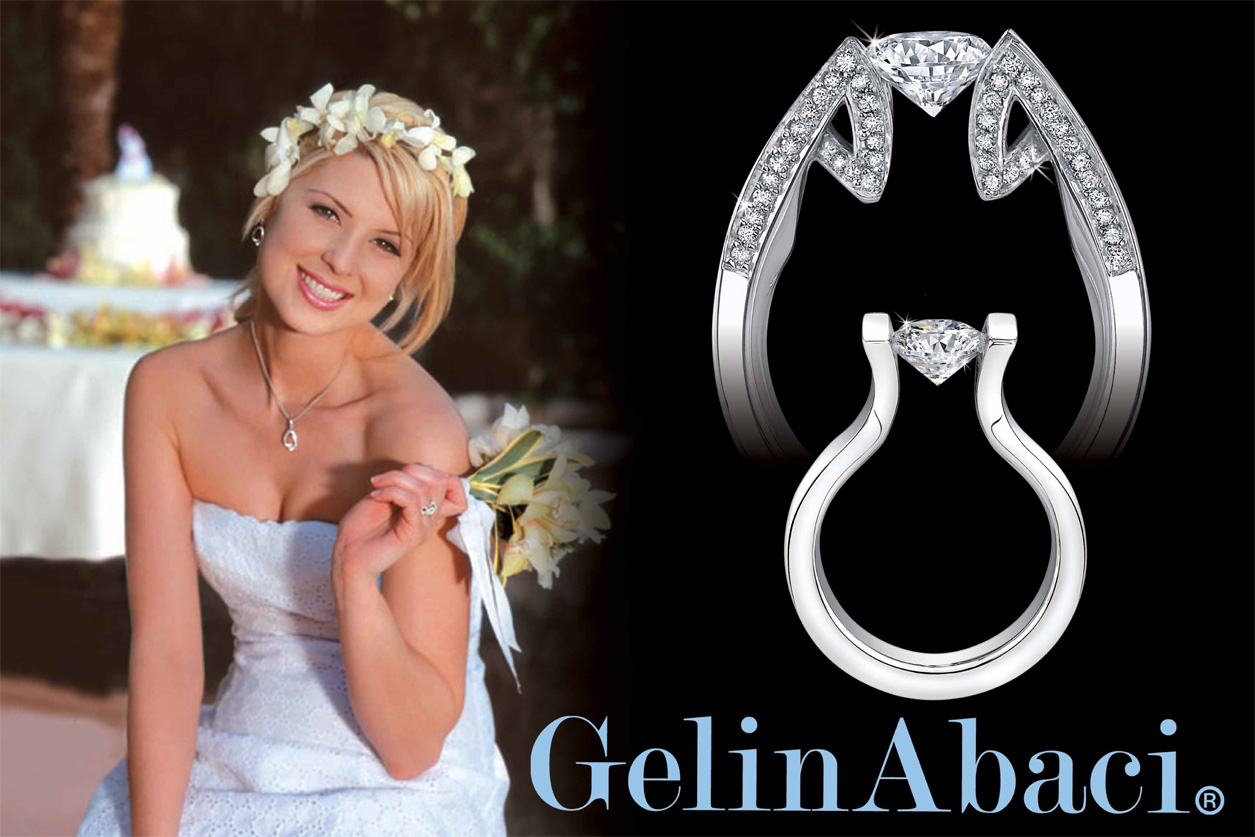 GelinAbaci Tension Engagement Rings